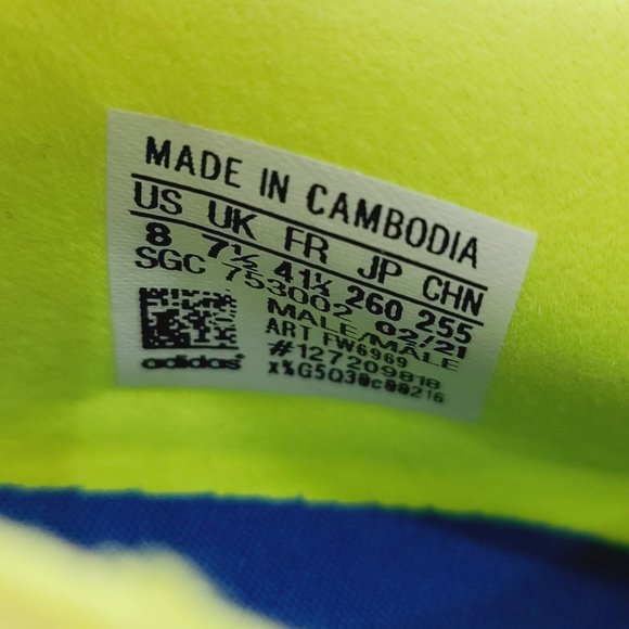 Adidas x Ghosted.3 LL FG Firm Ground Soccer Laceless Cleats - Picture 12 of 12